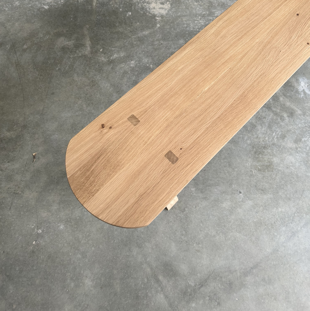 The French Bench, Oak (Design variant)