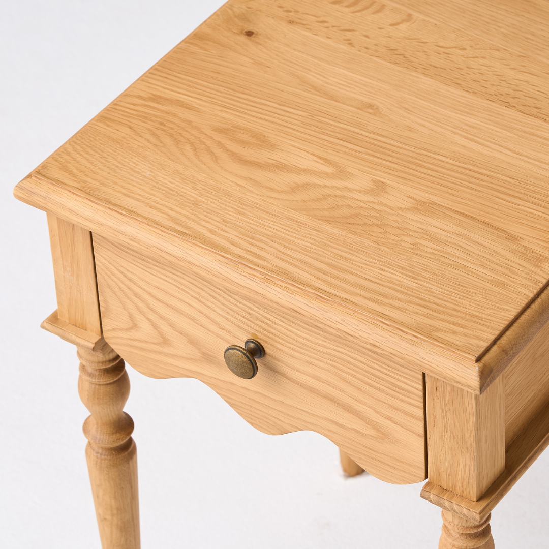 Evie Bedside Table, Oak