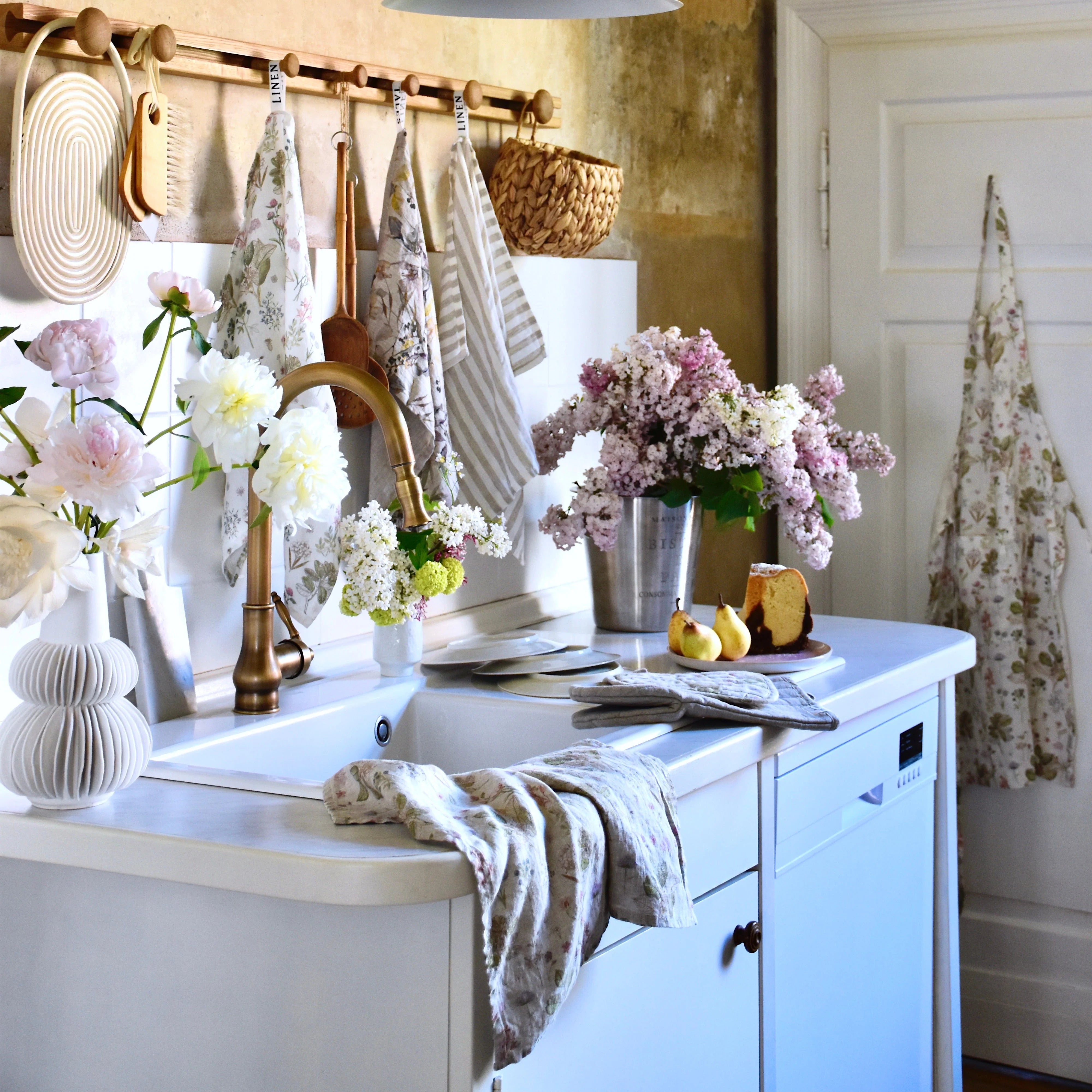 Kitchen Towel - Natural Stripe