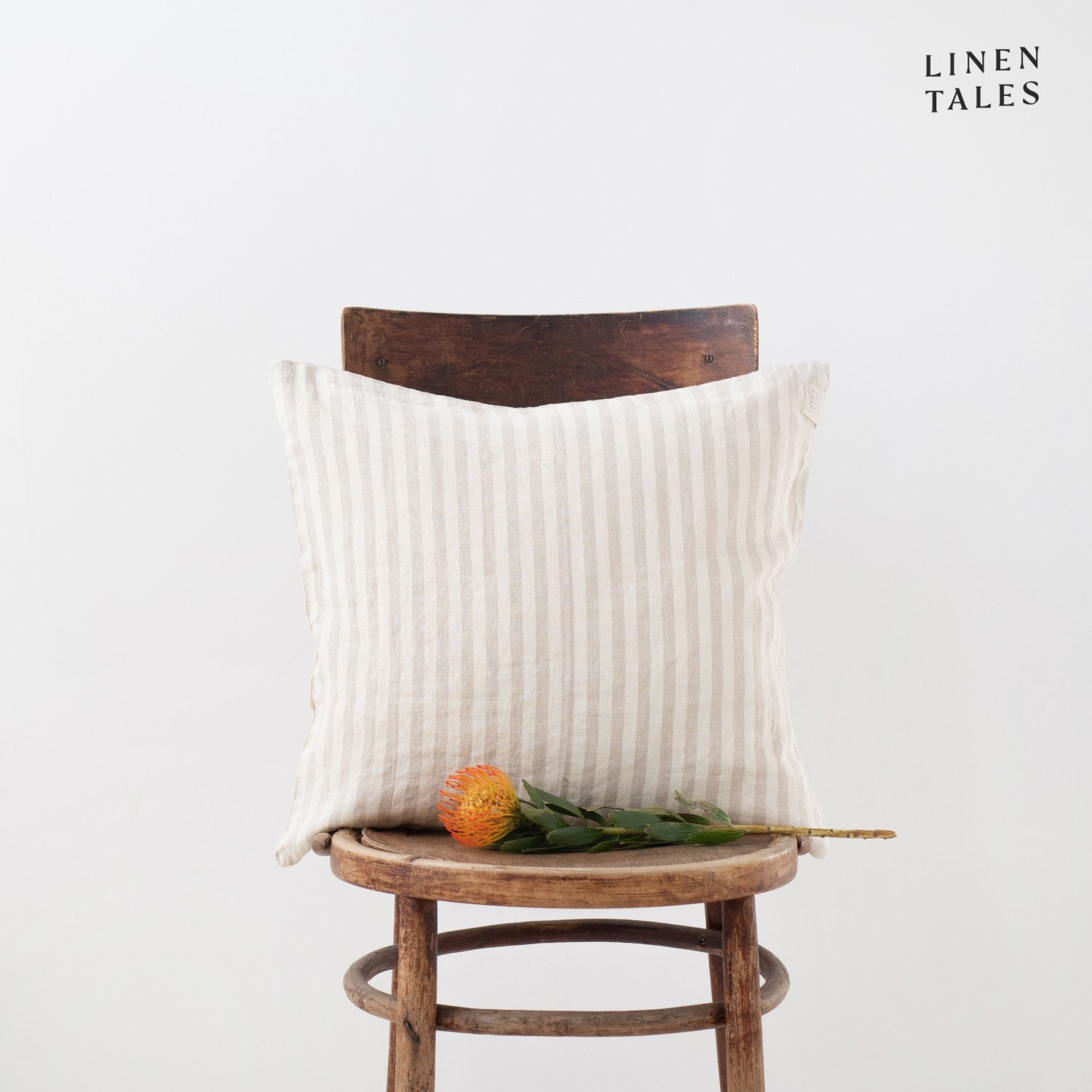 Cushion Cover - Natural Stripe (large)