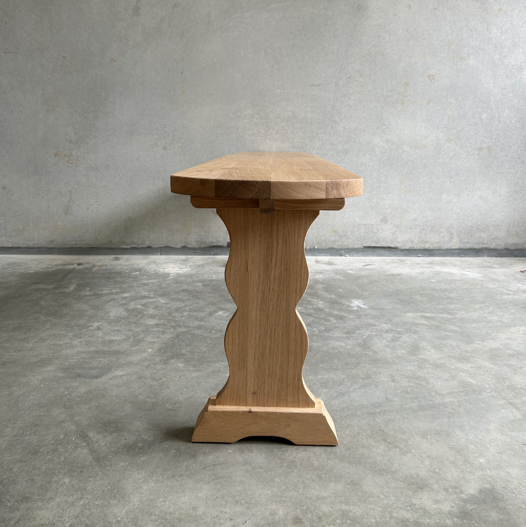 The French Bench, Oak (Design variant)