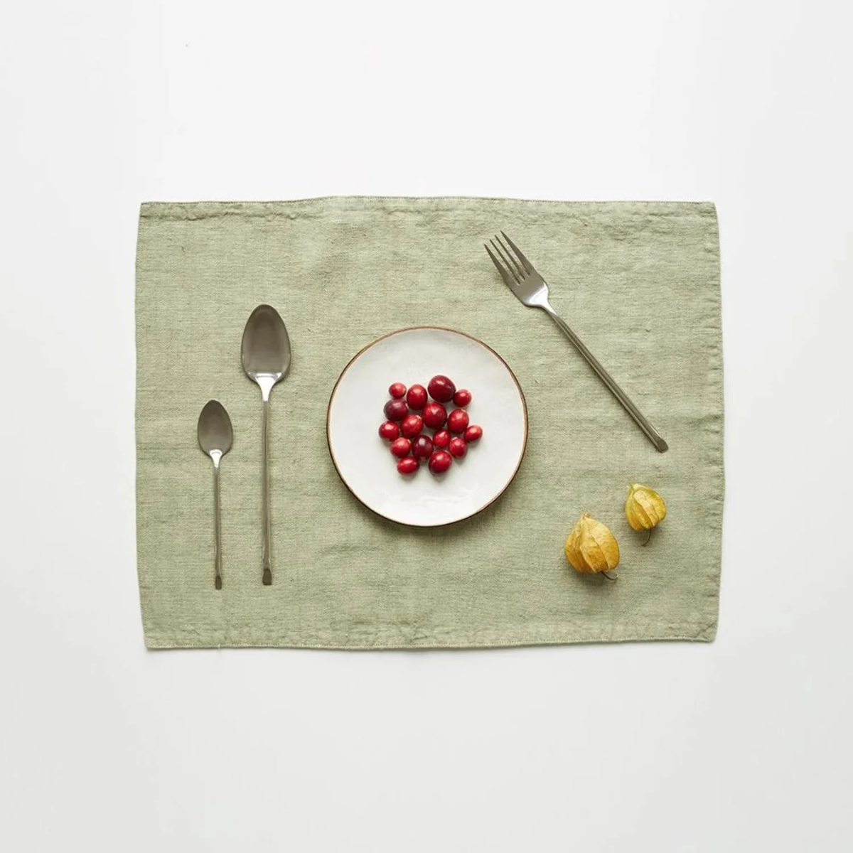 Linen Placemat, Sage