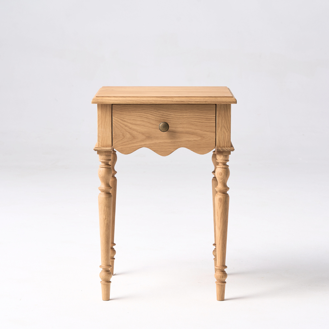 Evie Bedside Table, Oak