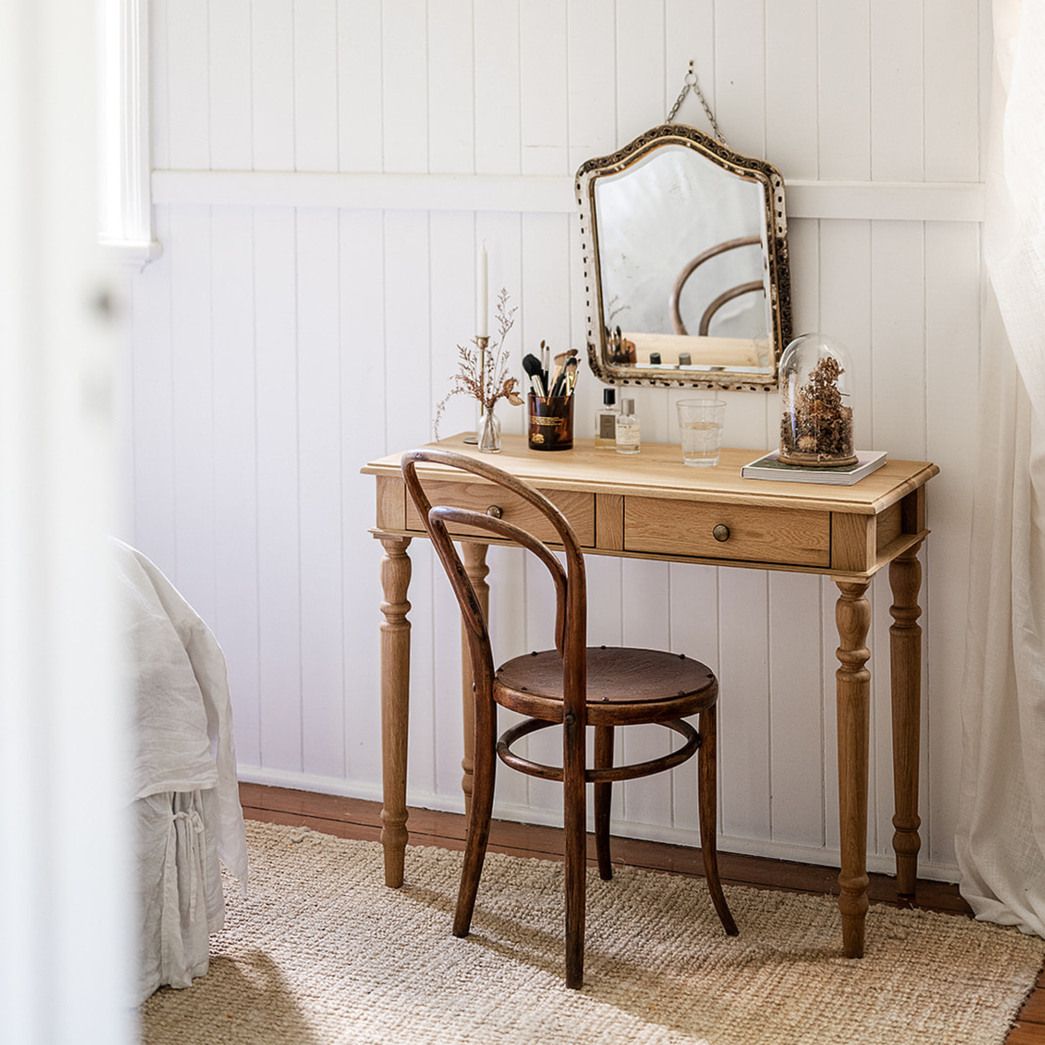 Chloé Console Table, Oak