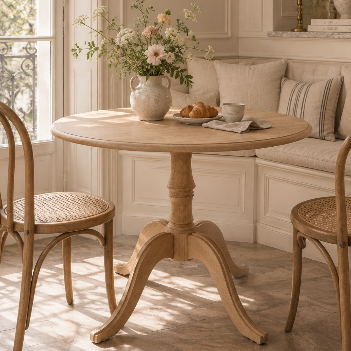 Theodore Dining Table, oak finish